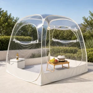 Durable PVC Waterproof Transparent Bubble Tent with Large Interior for All Season Outdoor Use and Parties Eco Friendly