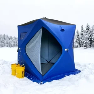 Durable Snowproof Rainproof Eco Friendly Windproof Portable 3-4 People Ice Fishing Shelter Winter Camping Tent for Fishing