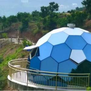 Dust Repellent Low Effort Care Glass Dome Tent Space Saving Tent for Trade Show Party Outdoor Event Resort