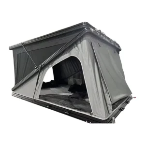 ENJOIN Hard Shell Roof Top Tent Four Season Quick Automatic Opening One Bedroom & Living Room Light & Thin Camping Tent