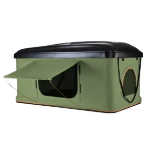 ENJOIN High Quality ABS Straight Support Double Layer Waterproof Quick Automatic Opening Outdoor Camping Hiking Roof Top Tent
