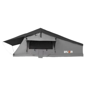 ENJOIN Soft Top Long Roof Tent Waterproof Oxford Fabric Aluminum Pole Car Roof Tent Four Season Quick Automatic Opening for