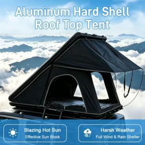 Easy Open Outdoor 4 Season Overland Wildland 4×4 Camping Aluminum Hardshell Rooftop Tent for SUV