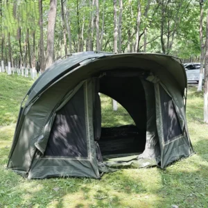 Easy Set-up Fishing Tent 3*300D Oxford Cloth PU2000mm Waterproof Carp Fishing Bivvy Tent