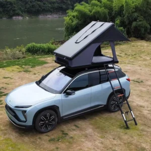 Easy Setup Aluminum Hard Shell Oxford Fabric Double Layer Waterproof Four-Season Car Rooftop Tent