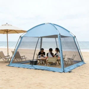 Easy Setup Outdoor Canopy Tent Waterproof Sunproof 210D Oxford Fabric for Camping Beach Picnic Party Events