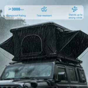 Easy Setup PU3000mm High Waterproof Rating Aluminium Rooftop Tent Hard Shell for SUV