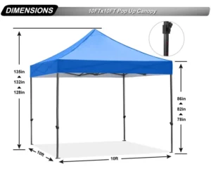 Easy Setup Wind Resistant Tent for Festival Event