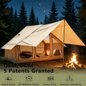 Eco Conscious Materials Inflatable Tents for Sustainable Brands