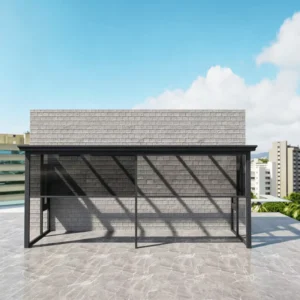 Eco Friendly Aluminum Sunroom With Recyclable Materials and Solar Ready Roof for Sustainable Green Building Projects