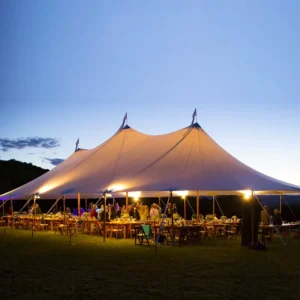 Eco Friendly Double Tube Type Pagoda Party Pole Marquee Outdoor Camping Team Building Restaurant Campground