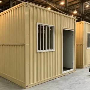 Eco-Friendly Sandwich Panel 2 Stall Portable Toilet Cabin Tiny House for Outdoor Camping and Temporary Events