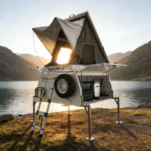 Ecocampor Overland Tent Standard Luxury Tent Pickup Camper Modern for Pick up Truck
