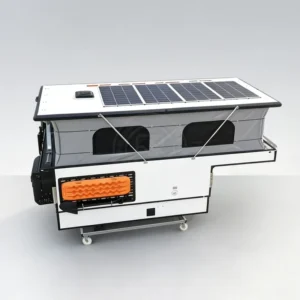 Electric Pop up Slide In Truck Camper Side Door Slide On Flatbed Camper Tacoma Hilux Ford F 150 Solar 4×4 Slide in Camper Shell