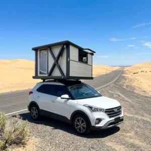 Electric Rooftop Tent Hard Shell Waterproof Auto Lift System for Camping Overland Vehicle Mounted Supply