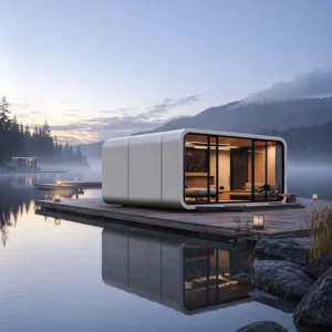 Environmentally Friendly Solar Powered Cabin Houses Green Building Cabins Rapid Deployment of Emergency Shelters