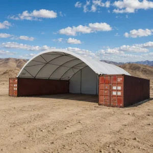 Equipment Storage Container Canopy PVC Dome Industrial Shipping Container Shelter Shed