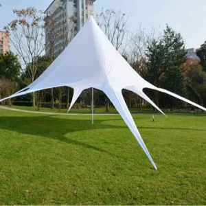 European American High-End 3x3M Star Inflatable Trade Show Tent for External Exhibitions