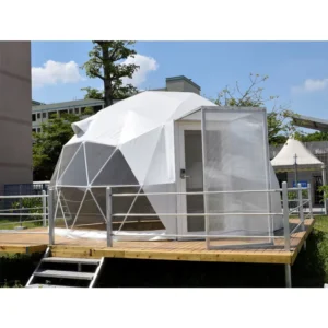 European PVC Transparent Geodesic Dome Tent with Insulation