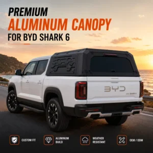 European Spec Truck Canopy for BYD Shark Hard Top Pickup Bed Topper TUV CE Certified Aluminum Shell
