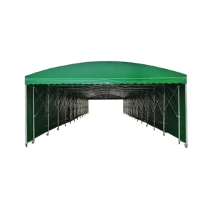 Event Night Market Food Stall Rain Canopy Mobile Sliding Awning Retractable Tent Aluminum Alloy Manual Outdoor Warehouse Parking