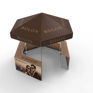 Event Promotion Kiosk Printed Showcase for Wine Tasting Beverage Display Festival