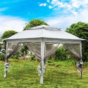 Event Tent 10×10 10×20 10×30 Pop-Up Marquee Clear Wedding Canopy with Mesh