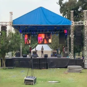 Event Tents and Portable Stage Systems for Outdoor Use