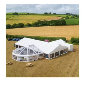 Events Soundproof Party A Shape Tent 200 People Transparent Tent PVC Heavy Duty Tent