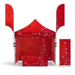 Custom Printed Pop-Up Tent with Easy Setup for Outdoor Use