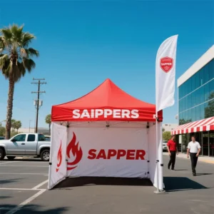 Exhibition Tents Customized with Logo Printing for Display Corporate Events