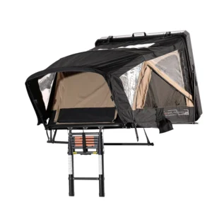 Expandable Pop up Aluminum Hard Shell Rooftop Tent Waterproof Foldable for 4×4 Outdoor Camping