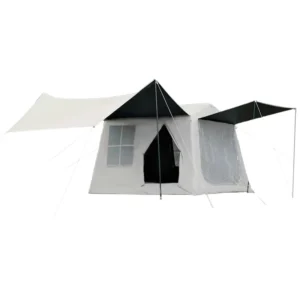 Extended Canopy Viewing Ventilated Inflatable Tent for 2-4 People All Season Outdoor Exploration