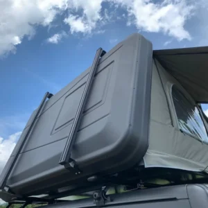 Extra Large 4 Person Capacity Waterproof Car Rooftop Tent with Aluminum Alloy Ladder Automatic Hard Shell for Outdoor Camping
