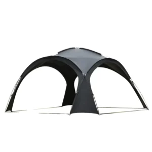 Extra Large Outdoor Dome Canopy Tent with Silver-Coated Oxford Fabric, Windproof and Rainproof