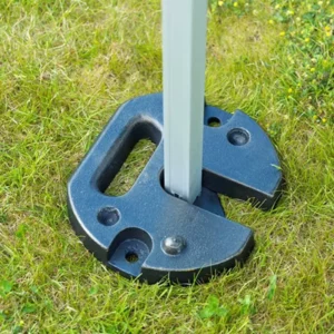 FEAMONT 15KG Weight Plate Sets Secure Canopy Tent and Tents Base Tent Metal Weight