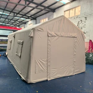 FR Portable Outdoor Waterproof Oxford Fabric Four season Inflatable BC Tent Medical Relief Disaster Response