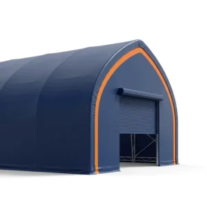 Fabric Building Temporary Storage Shelter Structure Warehouse Tent PVC Garage Corrosion Membrane Portable Barn Galvanized Steel