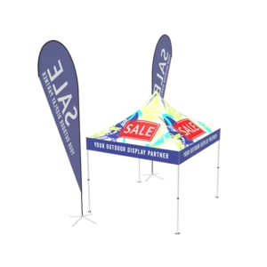 Factory 10×10 Custom Aluminum Waterproof Canopy Tent High Resolution Printing ISO9001 Certified for Trade Show Advertising