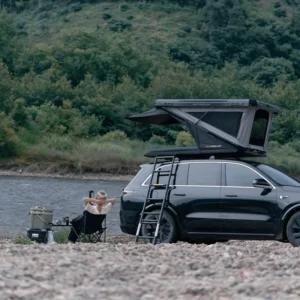 Factory 4-Season Folding Hard Shell Rooftop Tent for 4×4 Camper Trailers