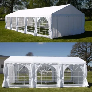 Factory 6x12M Fabric Galvanized Large White PVC Fabric Marquee Event Party Tent for Wedding