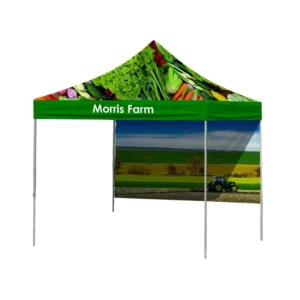 Factory Advertising 10ft 15ft 20ft Custom Print 500D Oxford Dye Sublimation Aluminum Fire Retardant Waterproof Tent