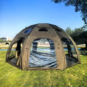 Factory Custom 4M 5M 6M Dome Round Inflatable Air Camping Tent for Sell