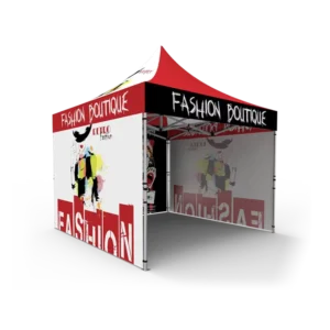 Factory Custom Big Outdoor Branded 50mm Commercial Trade Show Folding Popup Gazebo 3x6m 300D/600D Oxford Waterproof Canopy Tent