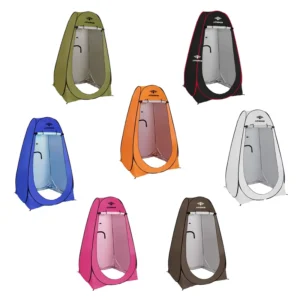 Factory Custom Camping Changing Room Lightweight Toilet Tent Outdoor Portable Pop up Shower Tent with Storage Bag