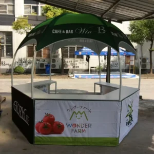 Factory Custom Hexagonal Tent Outdoor Display Advertising Camping Equipment Park Tent Dome Glamping Tent