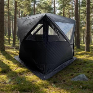 Factory Custom Logo Modern 6 Person Square 300D*300D Oxford Sauna Tent Automatic Eco friendly Folding Wind Proof