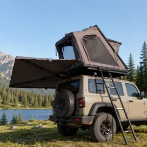 Factory Custom Waterproof Aluminum Plate Car Roof Top Tent for SUV 4×4 Camping