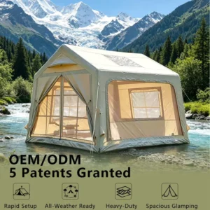 Factory Custom Windproof Air Tent for Outdoor Wild Camping