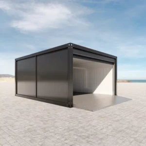 Factory Customizable 20ft Durable Flat Pack Prefabricated Container House Home Garage Storage Car Shelter Carport
